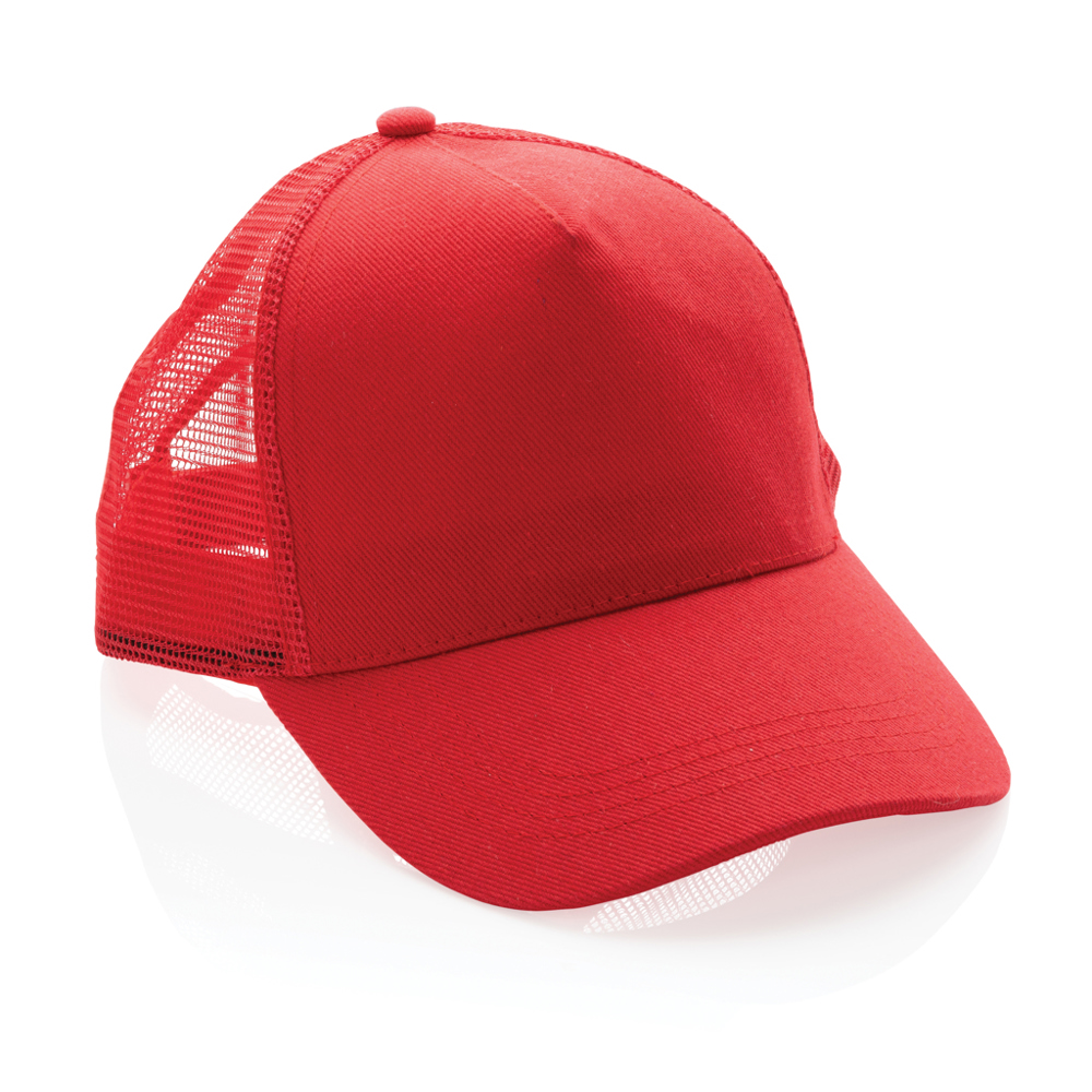 Impact AWARE™ 5 panel recycled katoenen truckercap