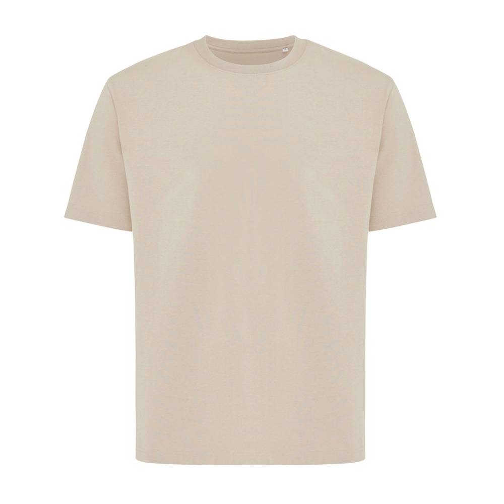 IQONIQ Nikko heavyweight gerecycled katoen t-shirt - desert (± PMS 14-0708 TCX)