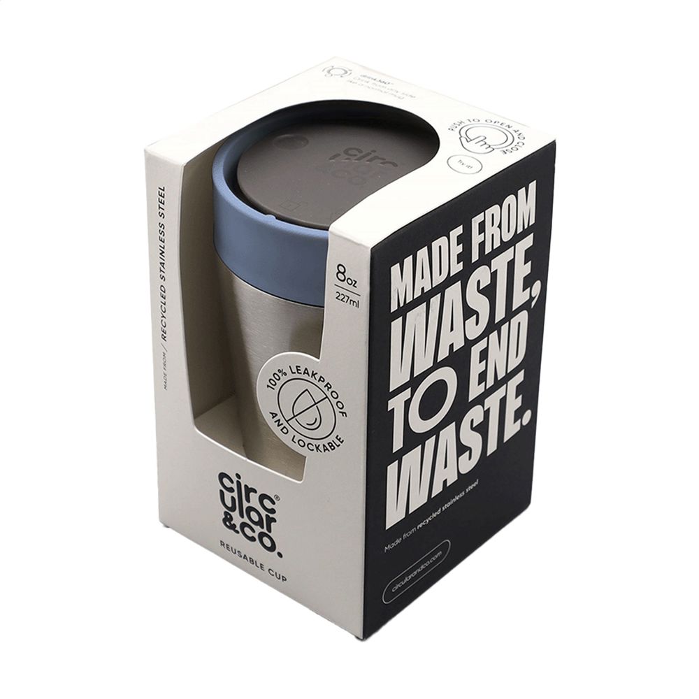 Circular&Co Recycled Stainless Steel Coffee Cup 227 ml