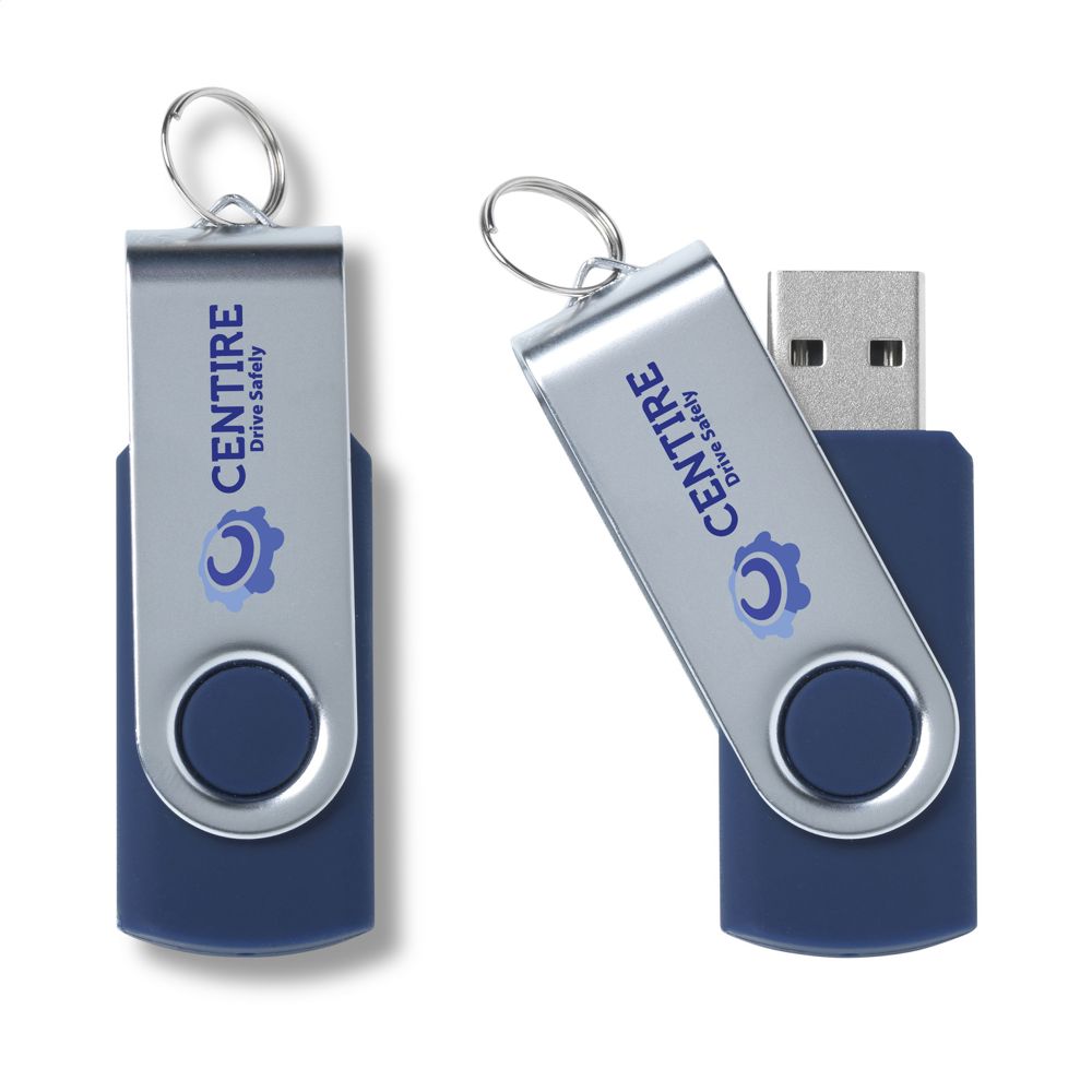 USB Twist from stock 16 GB - blauw
