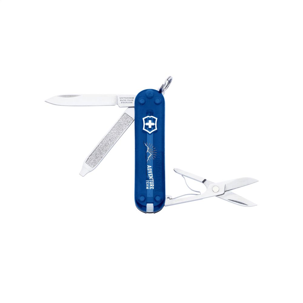 Victorinox Classic SD zakmes - transparant blauw