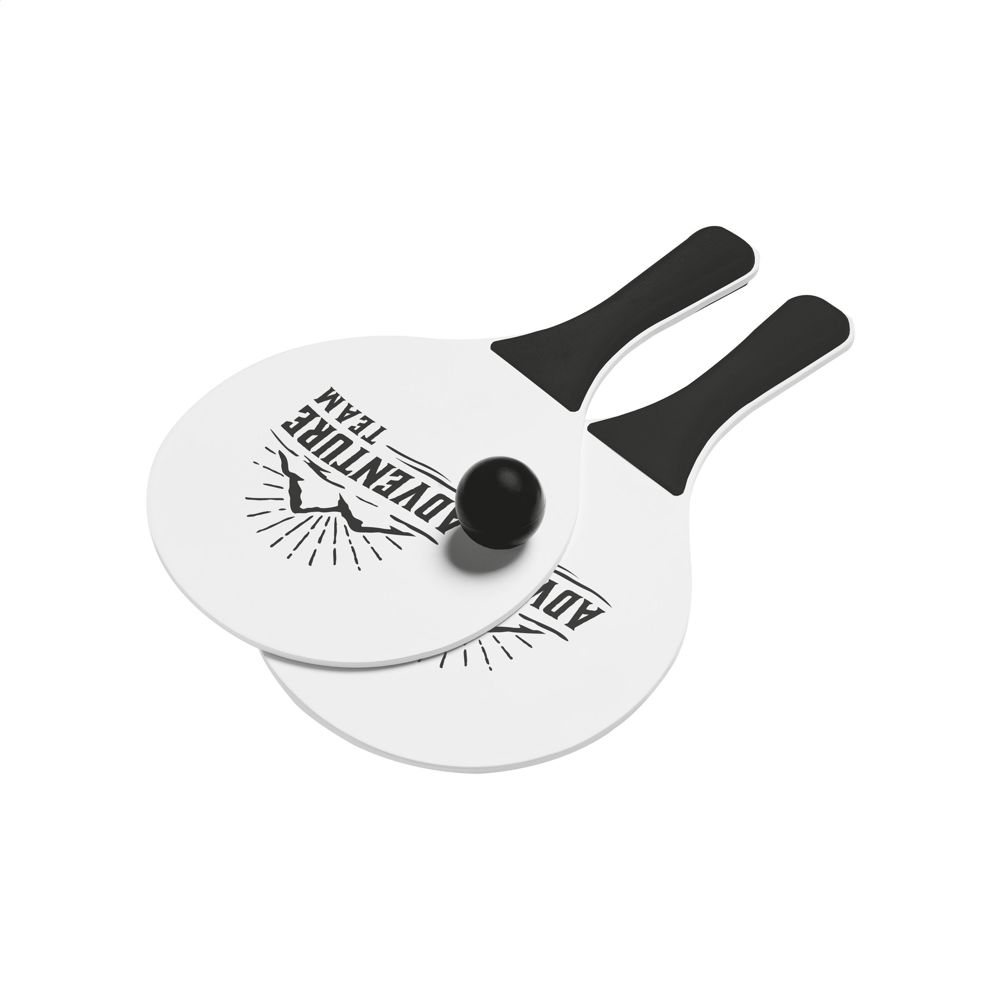 BeachTennis Small Size strandspel - zwart