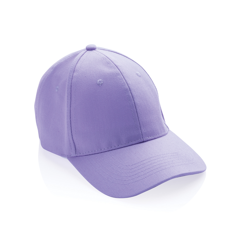Impact AWARE™ 6 panel 280gr gerecycled katoenen cap - lavender (± PMS 15-3716TCX)