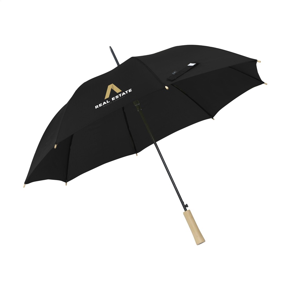 Everest RCS RPET paraplu 23 inch - zwart