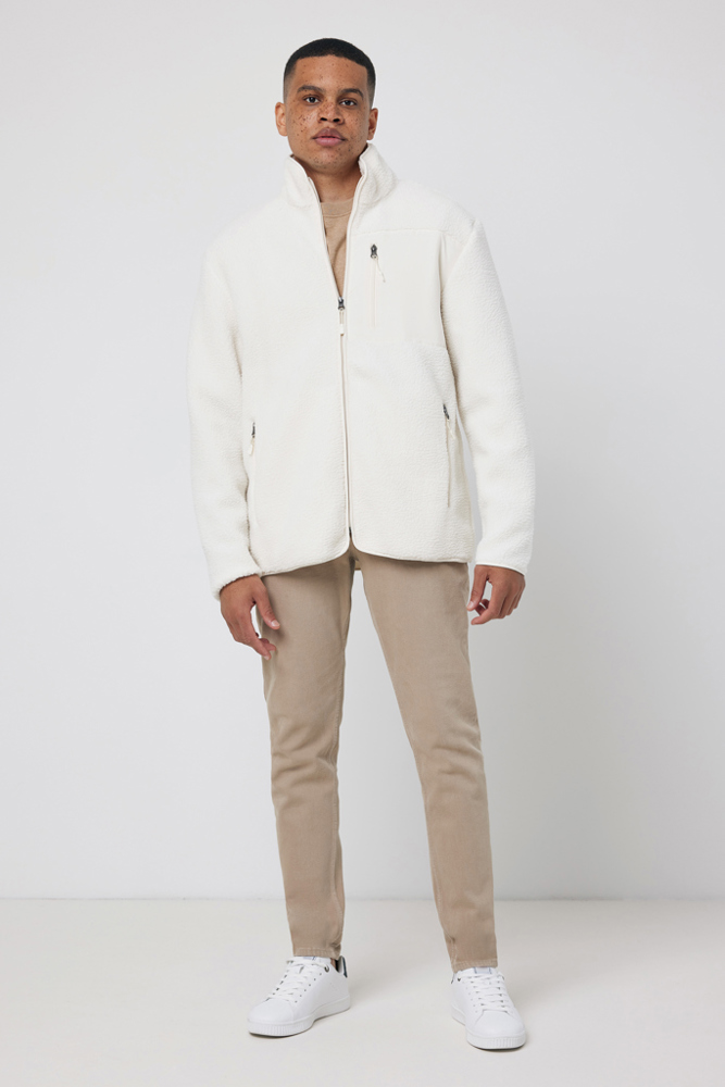 IQONIQ Diran gerecycled polyester pile-fleece jas