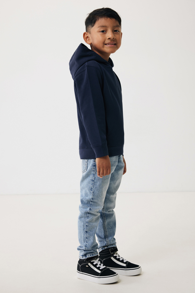 IQONIQ Yengo kids recycled katoen hoodie met steekzakken