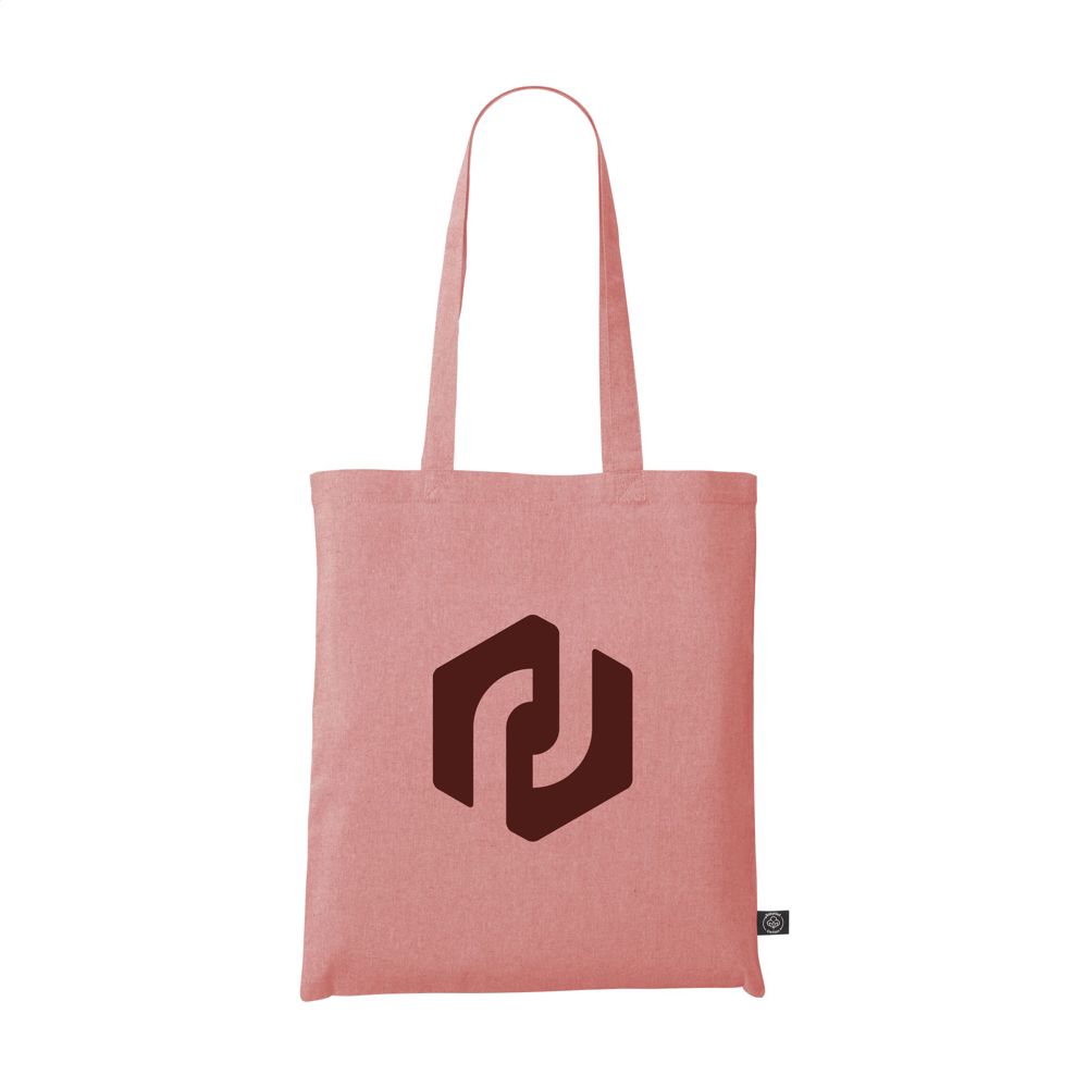 GRS Recycled Cotton Shopper (180 g/m²) tas - rood