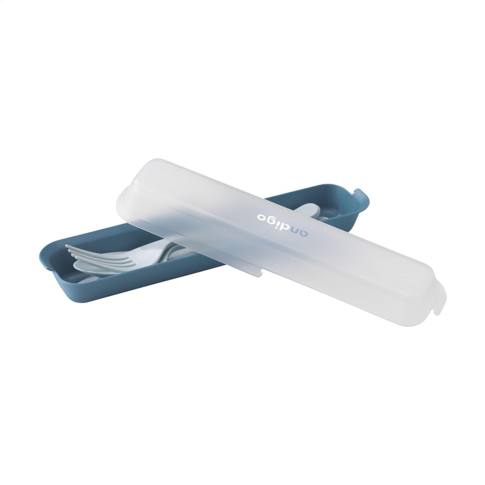 Outdoor 3-piece Bestekset - donkerblauw