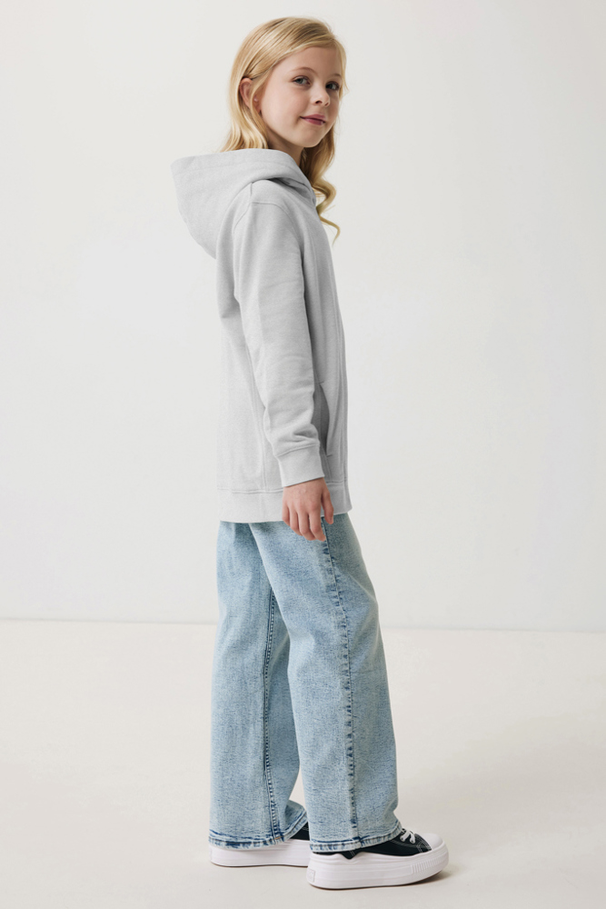 IQONIQ Yengo kids recycled katoen hoodie met steekzakken
