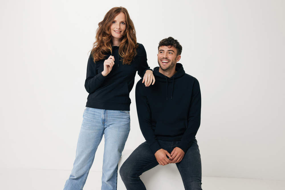 IQONIQ Rila lichtgewicht gerecycled katoen hoodie