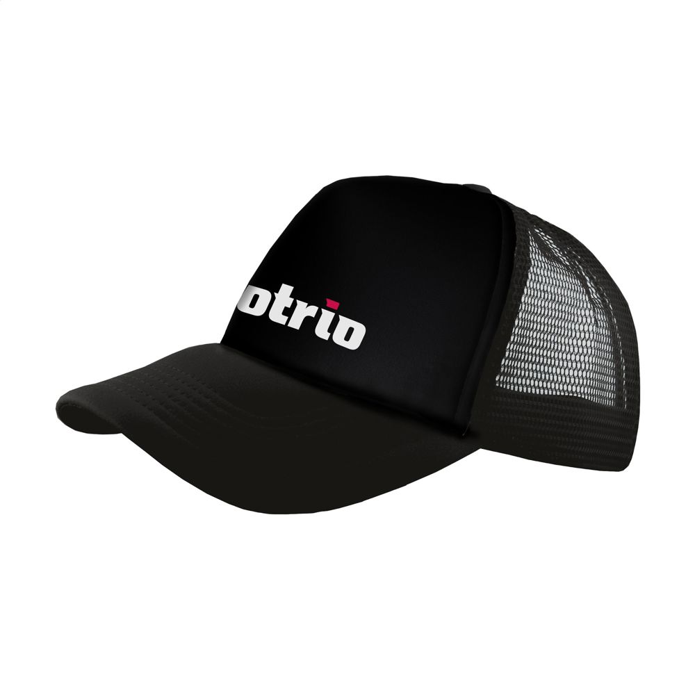 Trucker pet - zwart/zwart