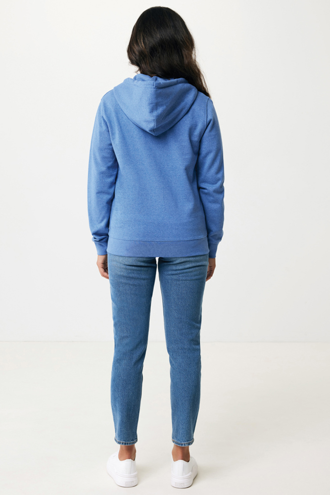 IQONIQ Abisko gerecycled katoen hoodie met rits