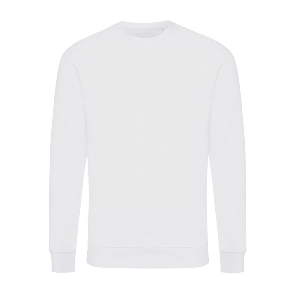 IQONIQ Zion gerecycled katoen sweater - recycled white (± PMS 11-0601 TCX)