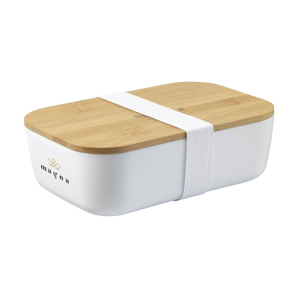 Midori Bamboo Lunchbox - wit
