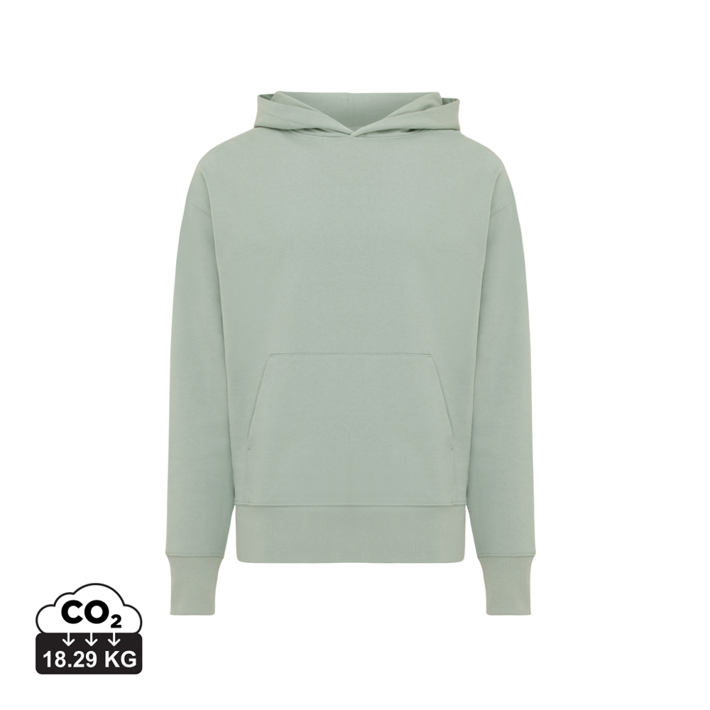 IQONIQ Yoho gerecycled katoen relaxed hoodie