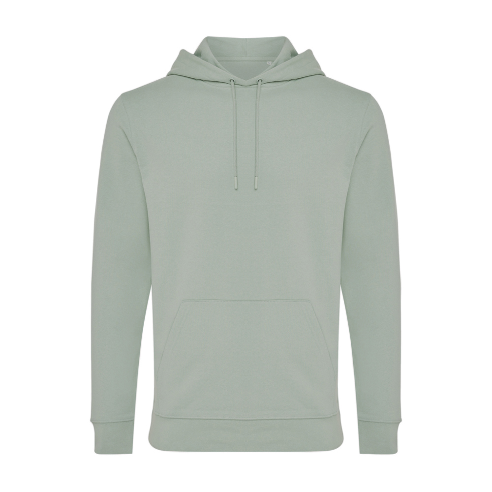 IQONIQ Jasper gerecycled katoen hoodie - iceberg green (± PMS 15-5205 TCX)