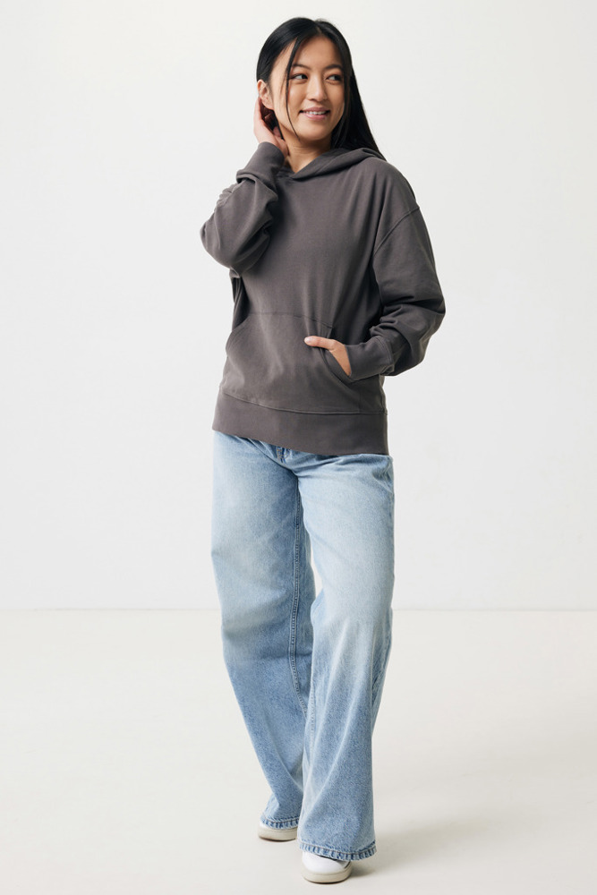 IQONIQ Yoho gerecycled katoen relaxed hoodie