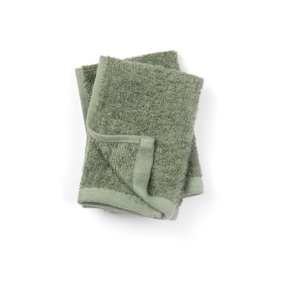 VINGA Birch handdoek 30x30 - groen (± PMS 16-0110 TCX)