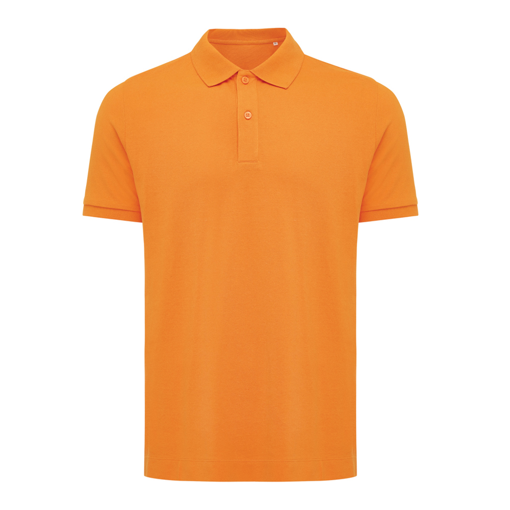 IQONIQ Yosemite gerecycled katoen pique polo - oranje (± PMS 16-1255 TCX)