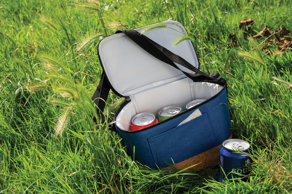 Duo tone koeltas met kurkdetail