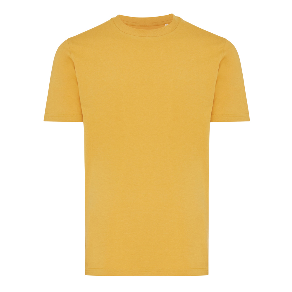 IQONIQ Brett gerecycled katoen t-shirt - ochre yellow (± PMS 14-1041 TCX)