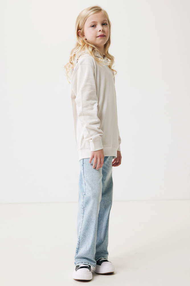 IQONIQ Yengo kids recycled katoen hoodie met steekzakken