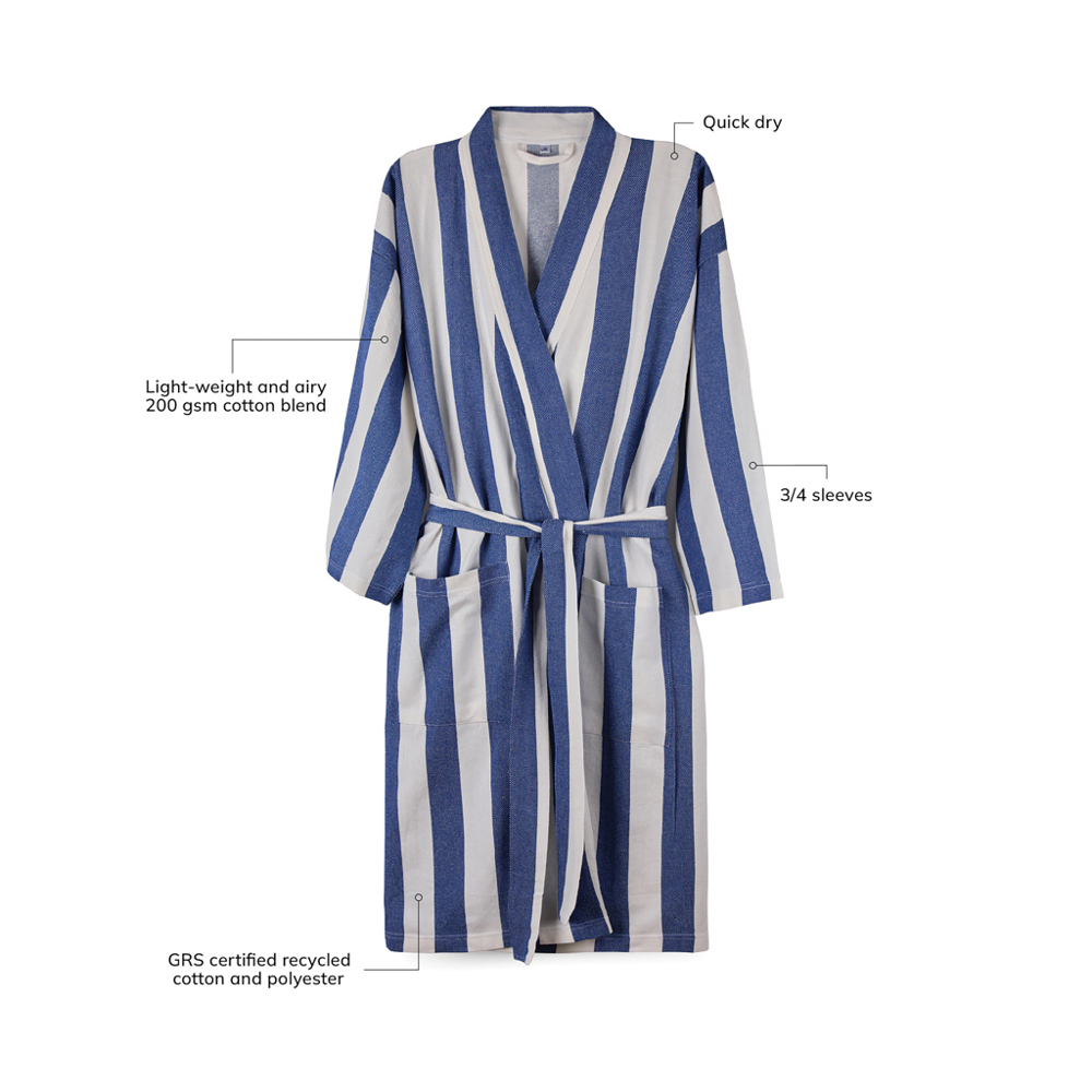 VINGA Ornos GRS katoenen hamam badjas L/XL