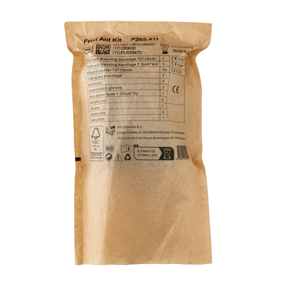 RCS gerecycled nubuck PU etui EHBO-set