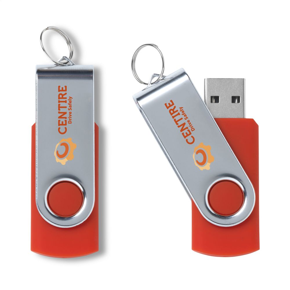USB Twist from stock 16 GB - rood
