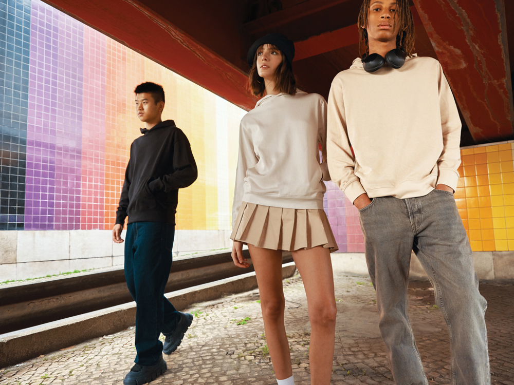 IQONIQ Yengo recycled katoen hoodie met steekzakken