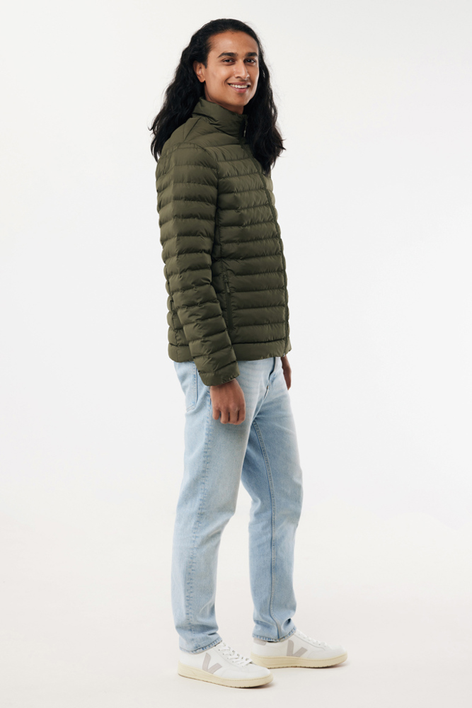 IQONIQ Maiko heren gerecycled polyester jas met voering