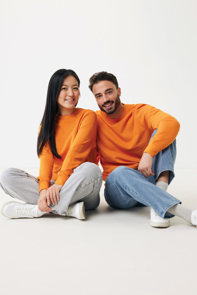 IQONIQ Etosha lichtgewicht gerecycled katoen sweater