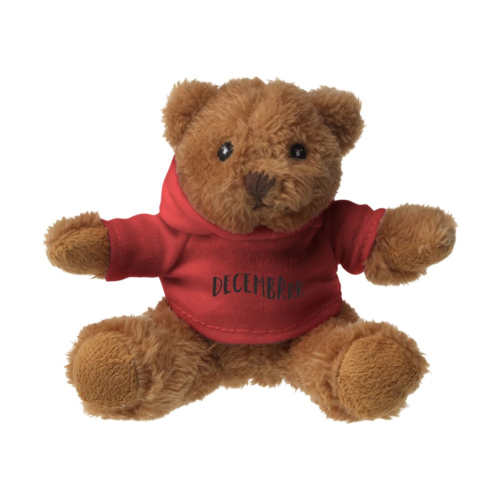 HoodedBear knuffelbeer - rood