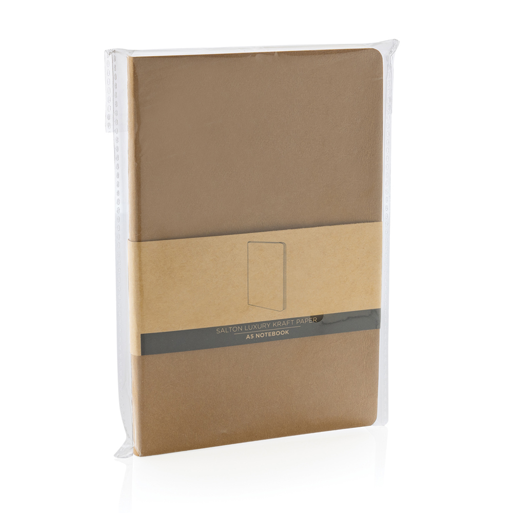 Salton A5 GRS gecertificeerd recycled papieren notitieboek