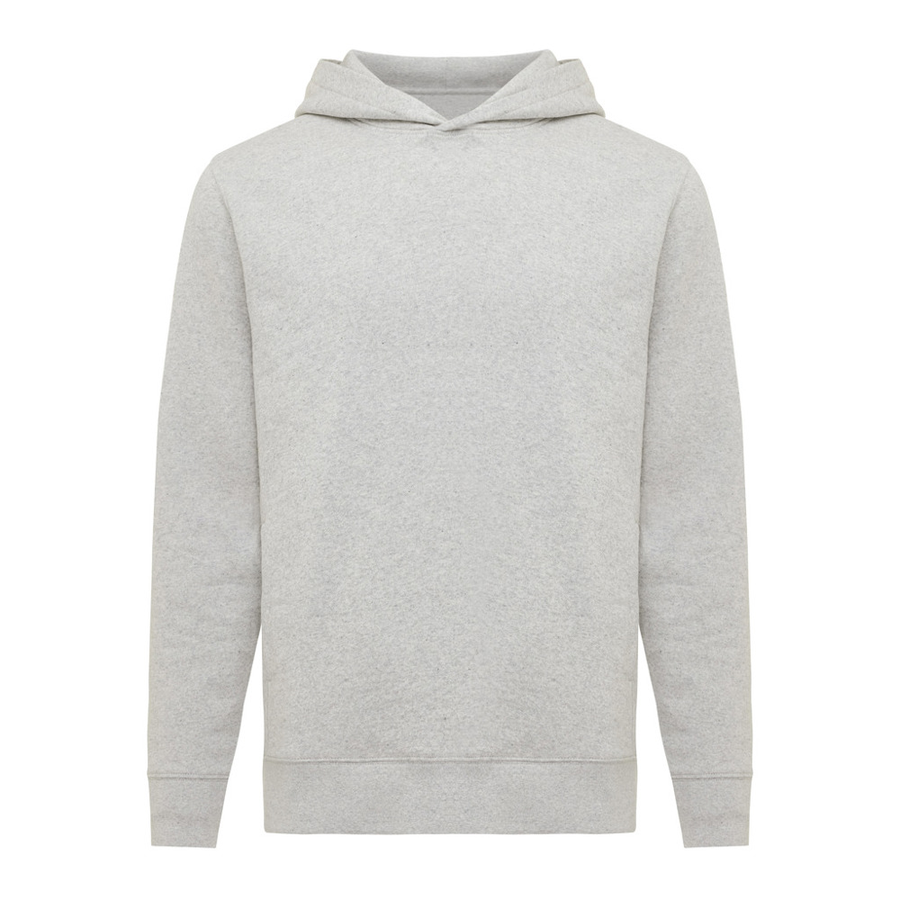 IQONIQ Yengo recycled katoen hoodie met steekzakken - light heather grey (± PMS light heather grey)