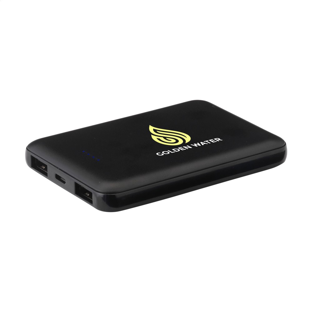 PocketPower 5000 RCS Recycled Powerbank oplader - zwart (± PMS Black)