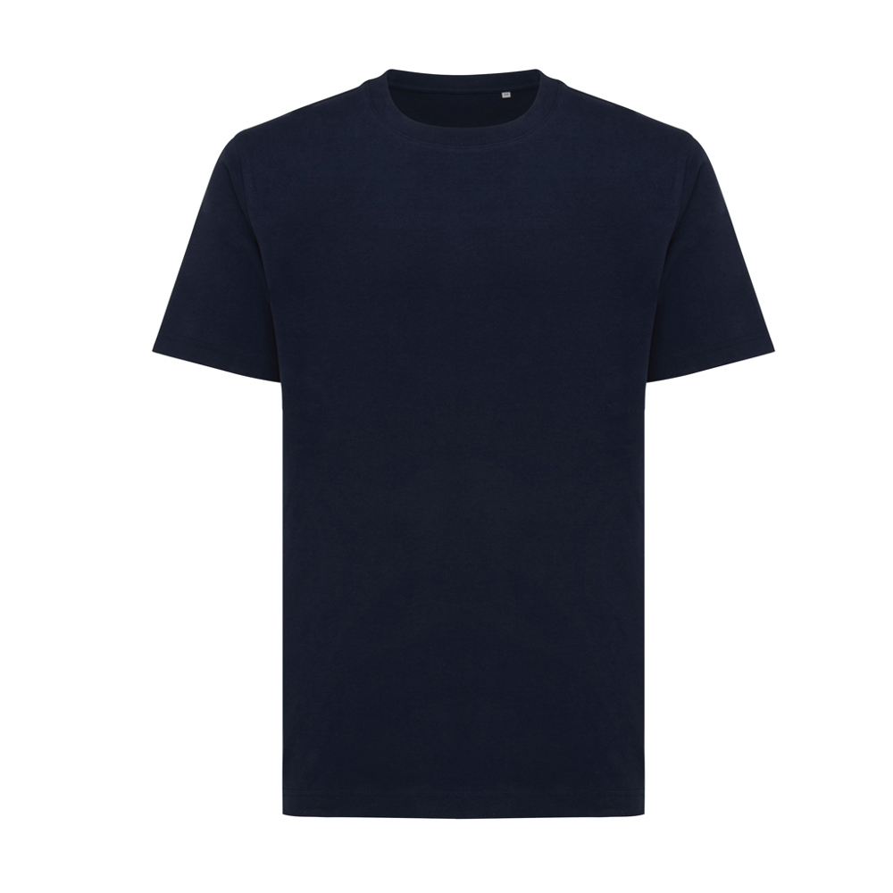 IQONIQ Kakadu relaxed gerecycled katoen t-shirt - donkerblauw (± PMS 19-3923TCX)