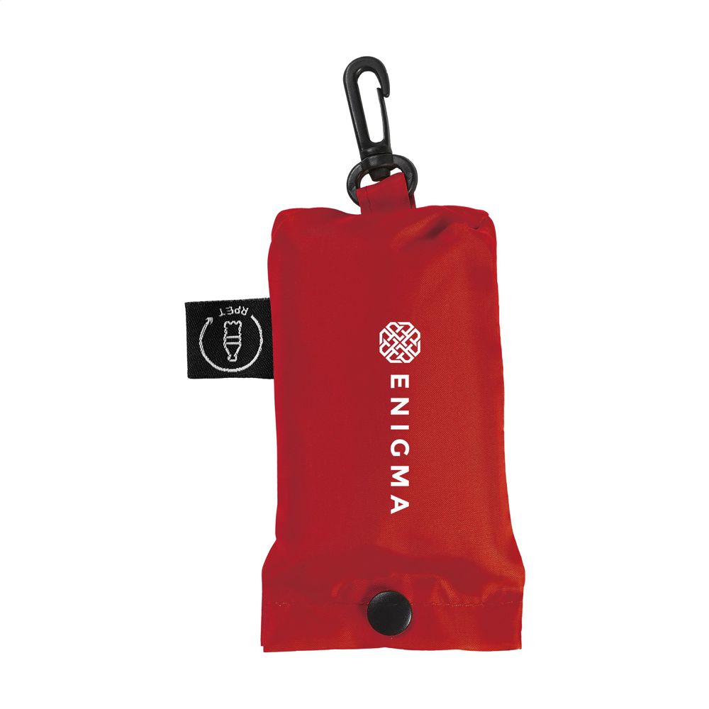 Shop Easy GRS RPET opvouwbare winkeltas - rood