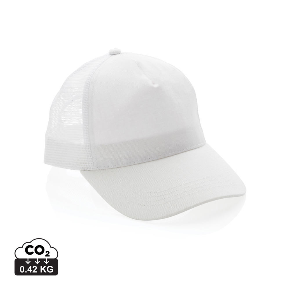 Impact AWARE™ 5 panel recycled katoenen truckercap