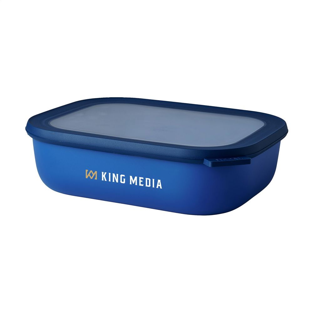 Mepal Cirqula Multikom rechthoekig 2 L lunchbox - vivid blue