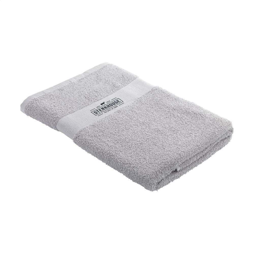 Wooosh Bath Towel GRS Recycle Cotton Mix 140 x 70 cm - lichtgrijs