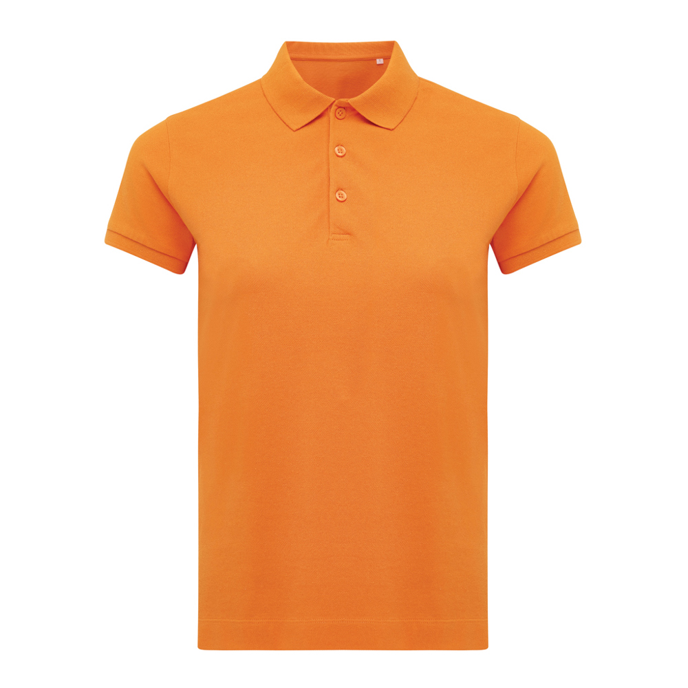 IQONIQ Yosemite dames recycled katoen pique polo - oranje (± PMS 16-1255 TCX)