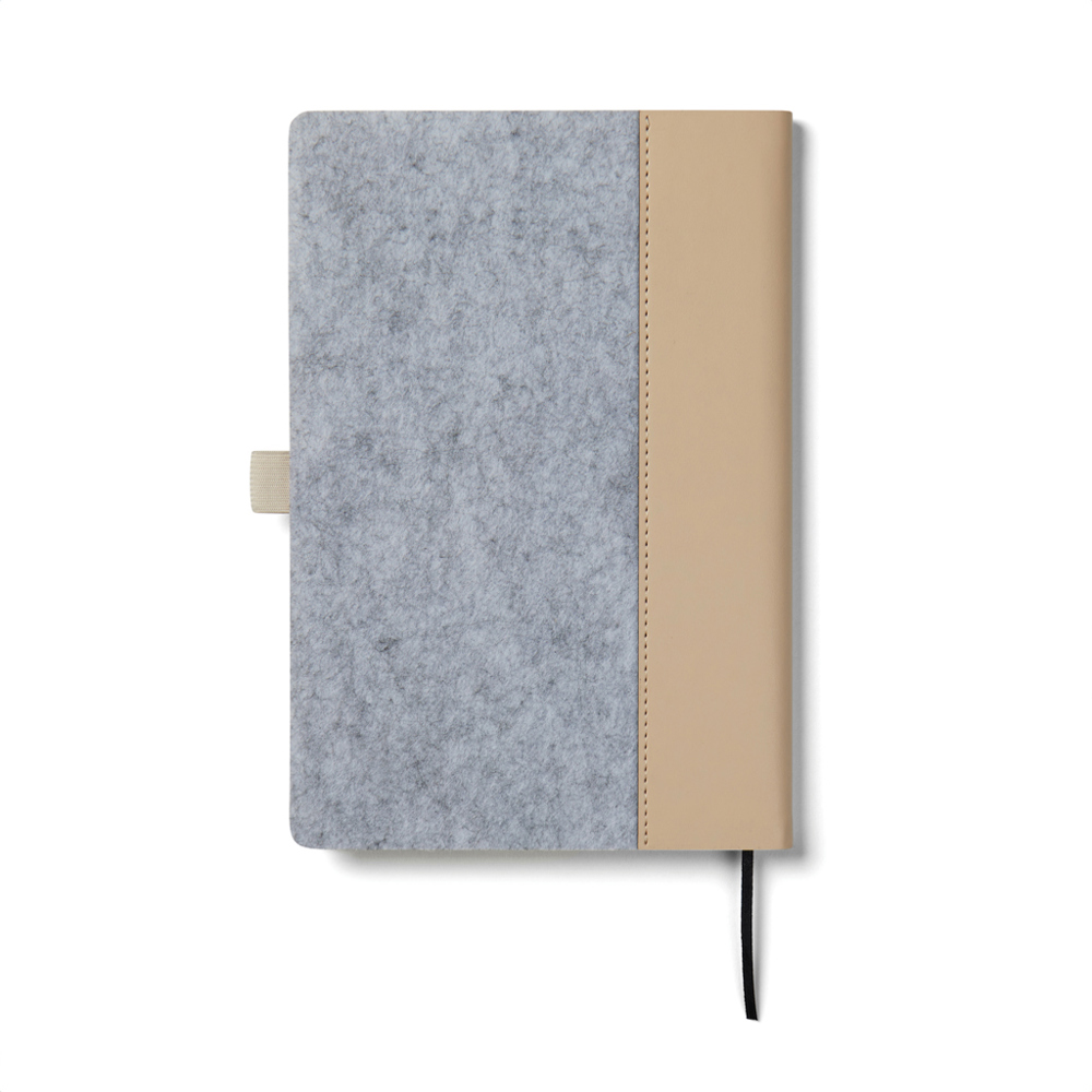 VINGA Albon GRS gerecycled vilt notitieboek