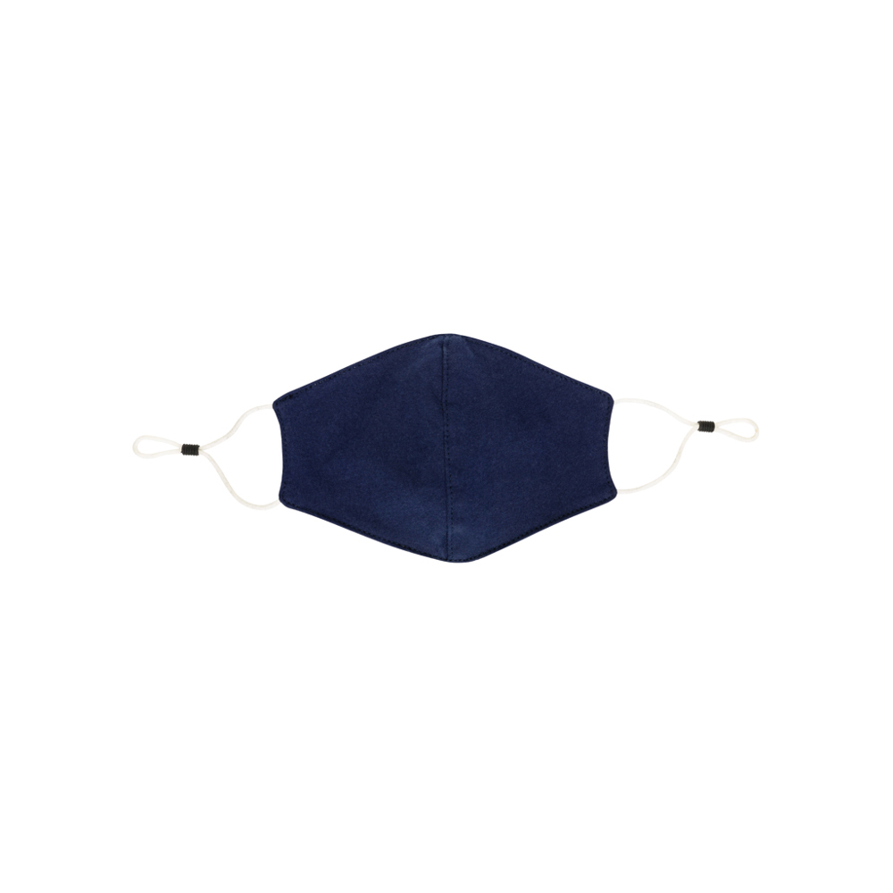Herbruikbaar 2 laags katoenen gezichtsmasker - donkerblauw (± PMS 533 C)