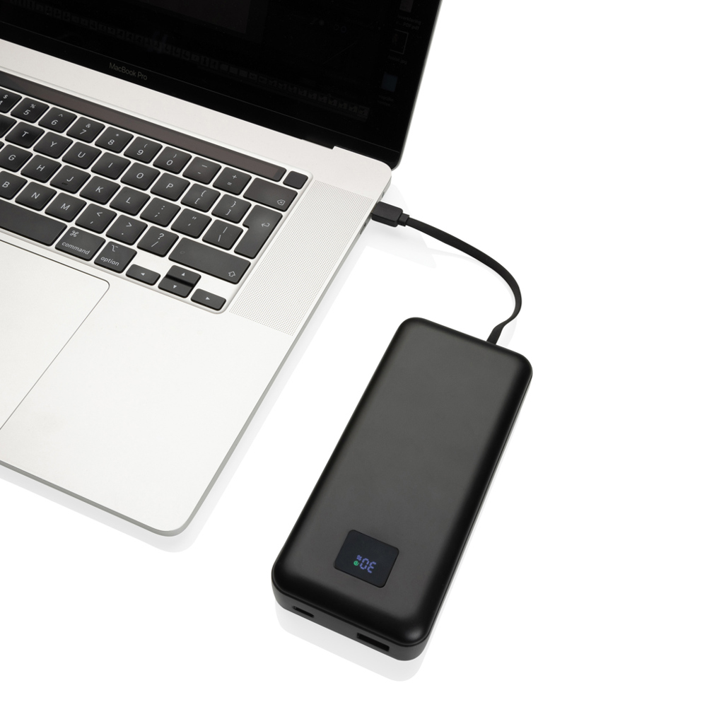Gridley RCS gerecycled plastic 20000 65W laptop powerbank