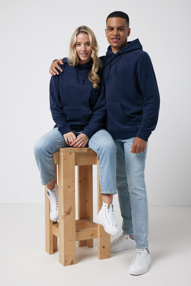 IQONIQ Trivor gerecycled polyester fleece hoodie