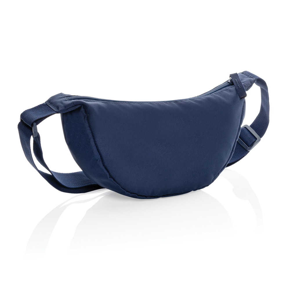 Crescent AWARE™ RPET halve maan sling bag - donkerblauw (± PMS 4280C)