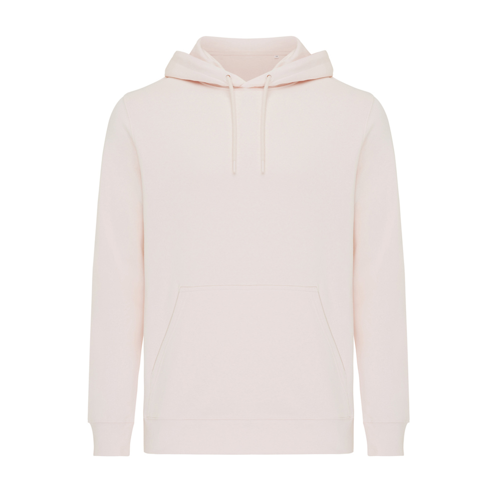 IQONIQ Rila lichtgewicht gerecycled katoen hoodie - cloud pink (± PMS 11-1408 TCX)