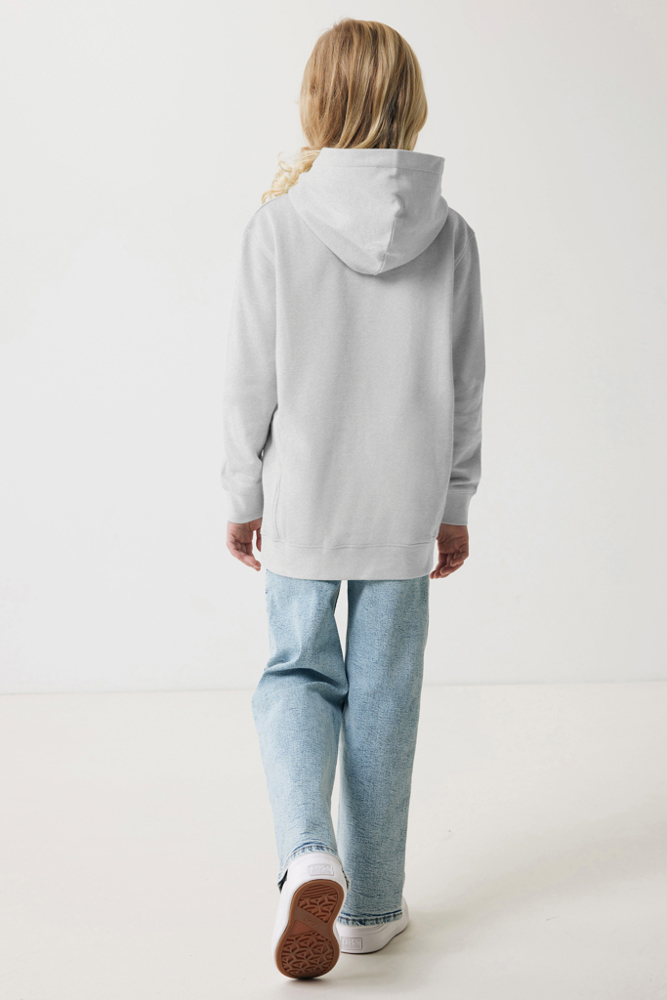 IQONIQ Yengo kids recycled katoen hoodie met steekzakken