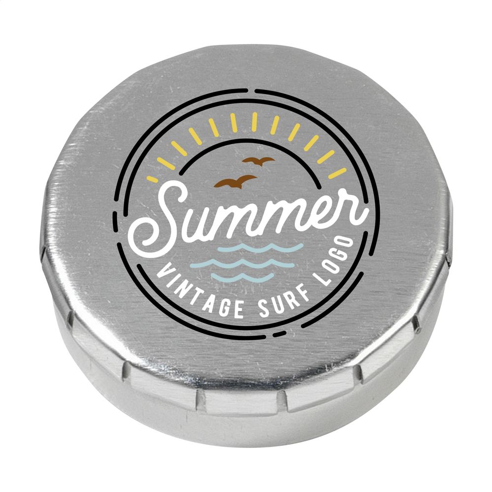 Mini ClicTin pepermuntjes - zilver